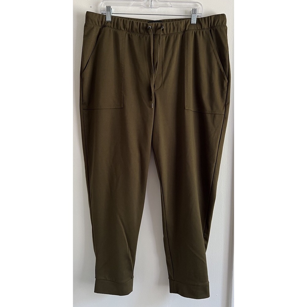Banana Republic Sweatpants Womens XL Army Green Jogger Drawstring Casual